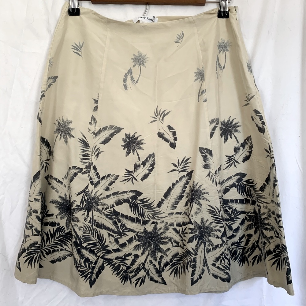 100% silk skirt Calvin Klein